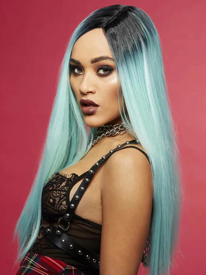 Manic Panic Ombre Aqua Blue Wig Peruk