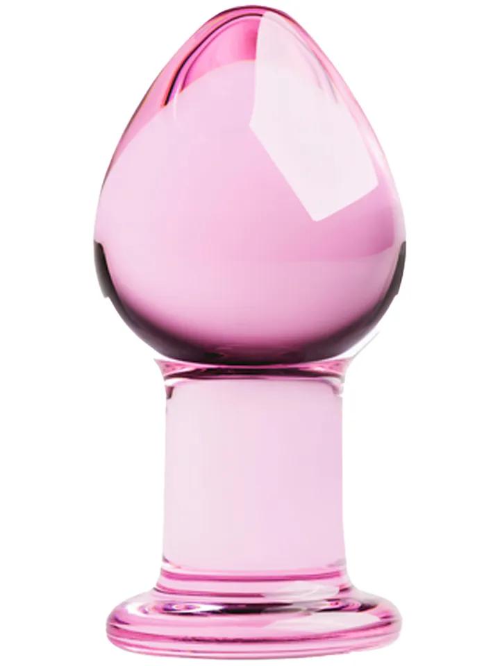 Gildo Glass Buttplug Pink Analplugg i glas