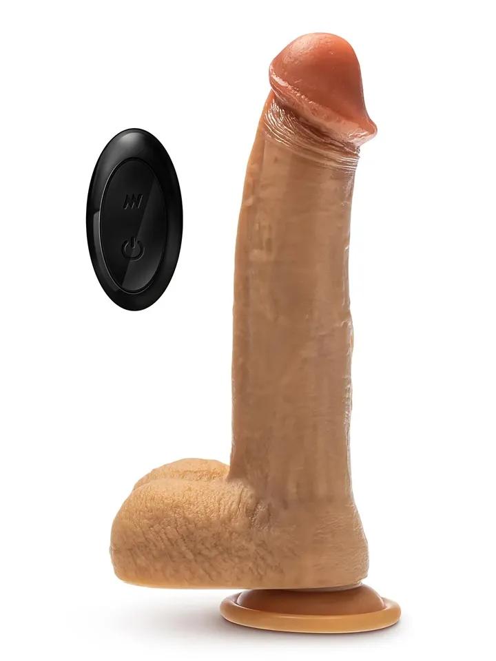 Silicone Dr. Phillips Thrusting Dildo 21,6 cm Dildo med vibrator