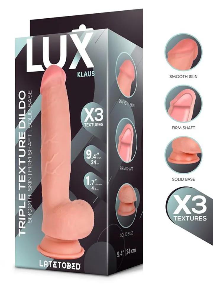 Klaus Triple Density Dildo 24 cm Realistisk dildo