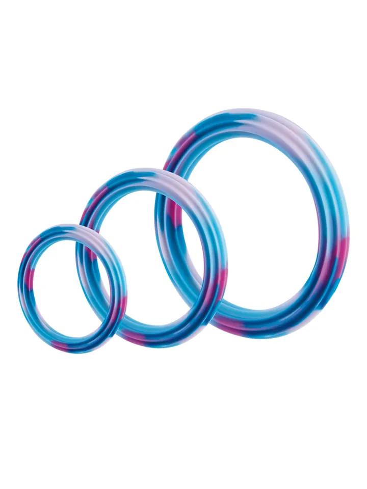 Camo 3in1 Silicone Cock Ring Penisringar paket