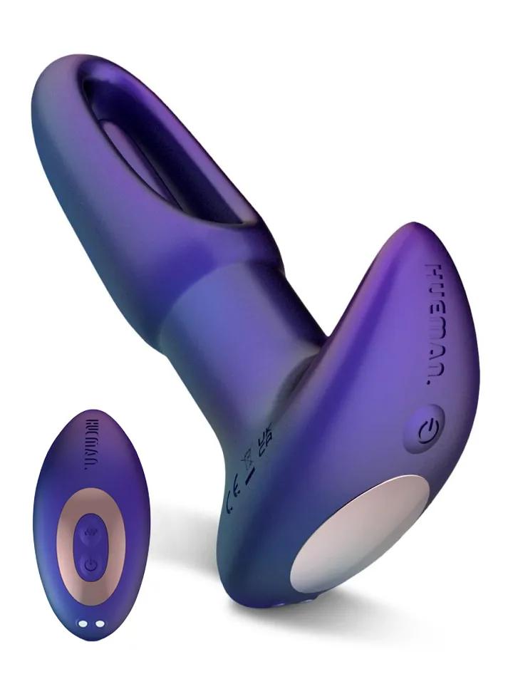 Voyager Vibrating Butt Plug With Tapping Analplugg med vibrator