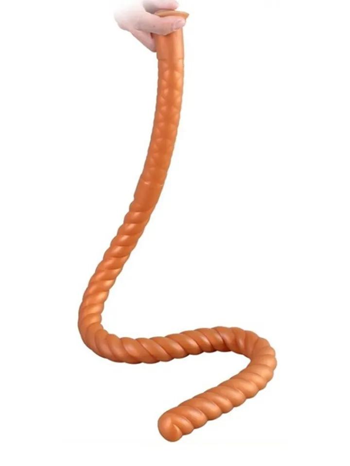 TheAssGasm Long Twist Dildo 80 cm Extra lång analdildo