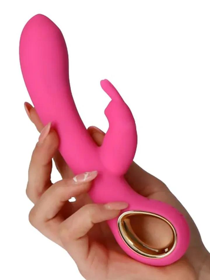 TOYZ4LOVERS Vibrator Rabbit Grip Hot Pink Rabbitvibrator