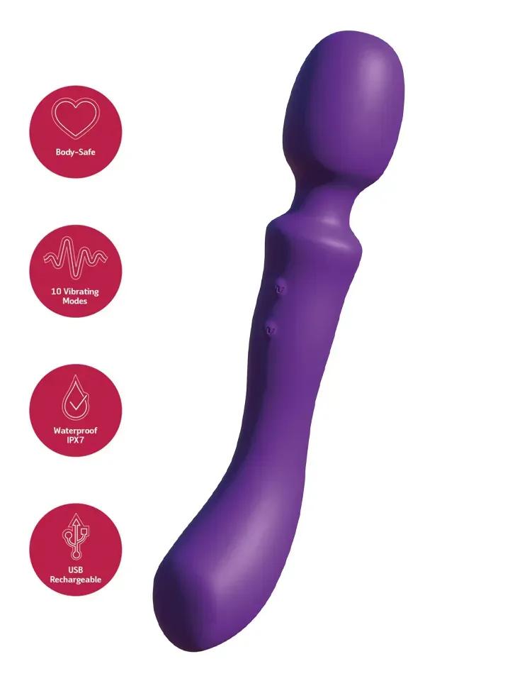 Dual-Sided Massaging Vibrating Wand Magicwand / Massagewand