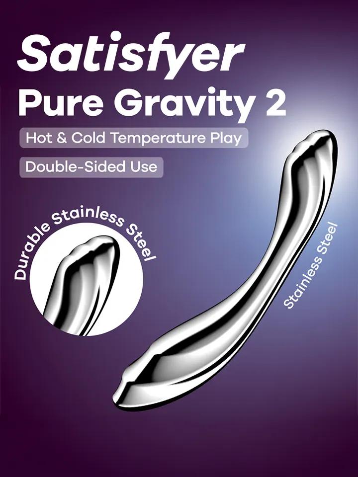 Satisfyer Pure Gravity 2 Ståldildo
