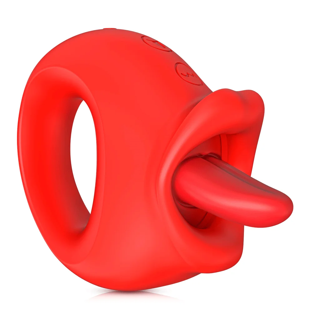 Rechargeable Licking 10-Functions Stimulator Vibrator