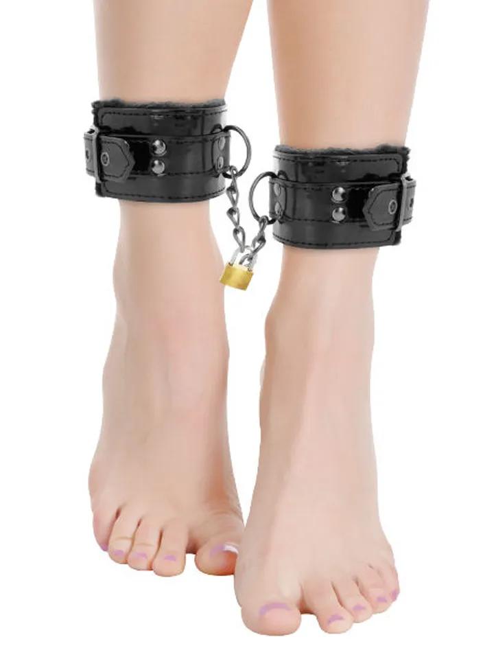 Darkness Ankle Cuffs Black Fotbojor