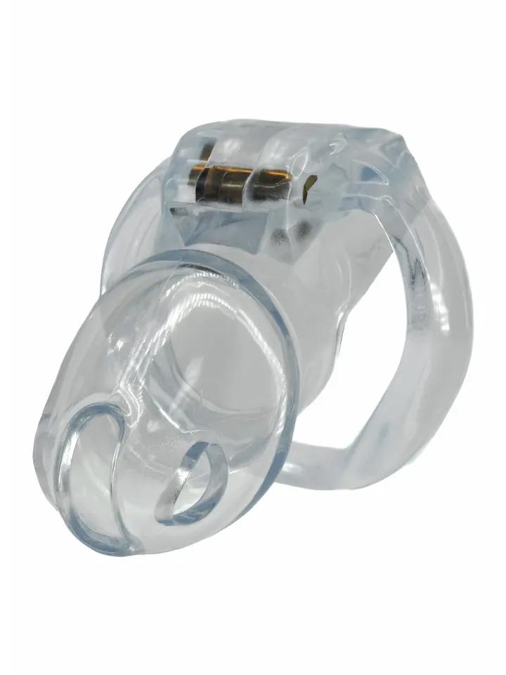 Clear Control Cock Cage Long Kyskhetsbur