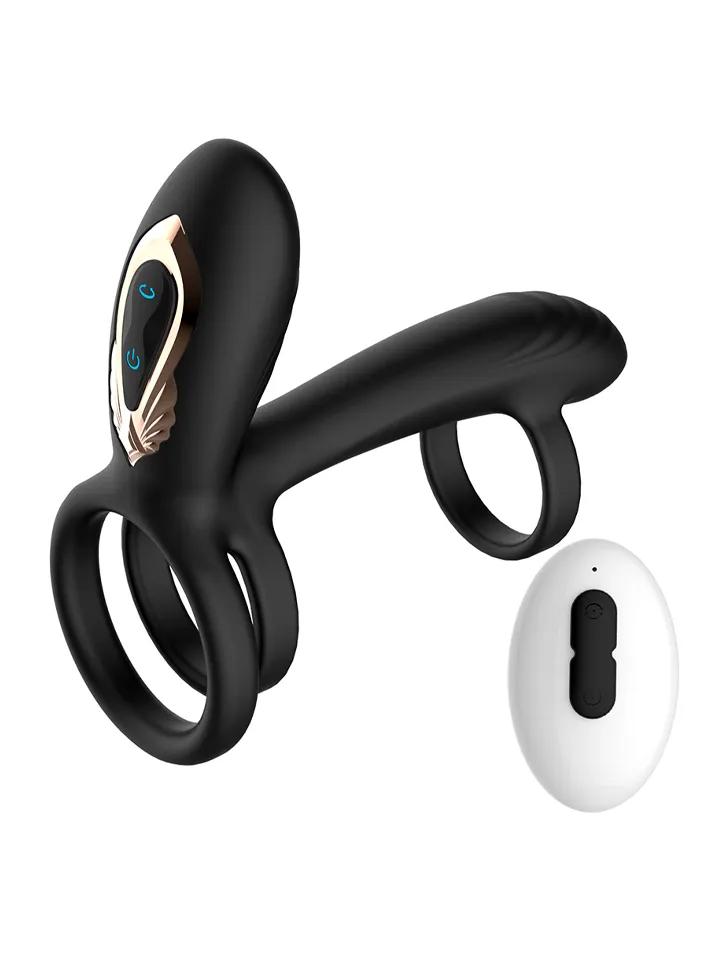Swinging & Vibrating Cock Ring Penisring med vibrator