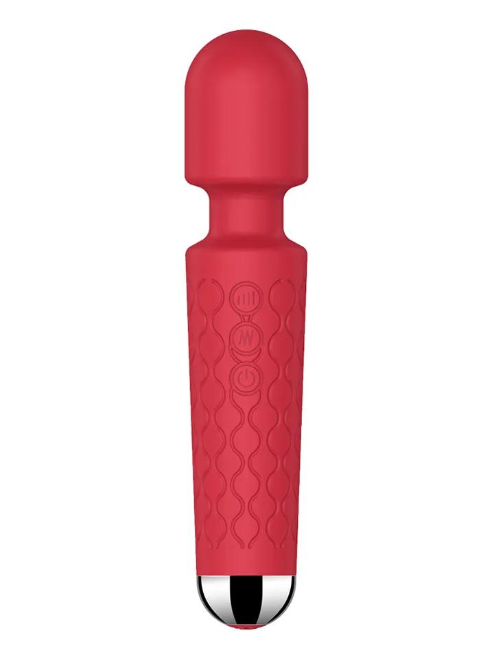 Massager Wand 20 Vibrations Red Magicwand / Massagewand