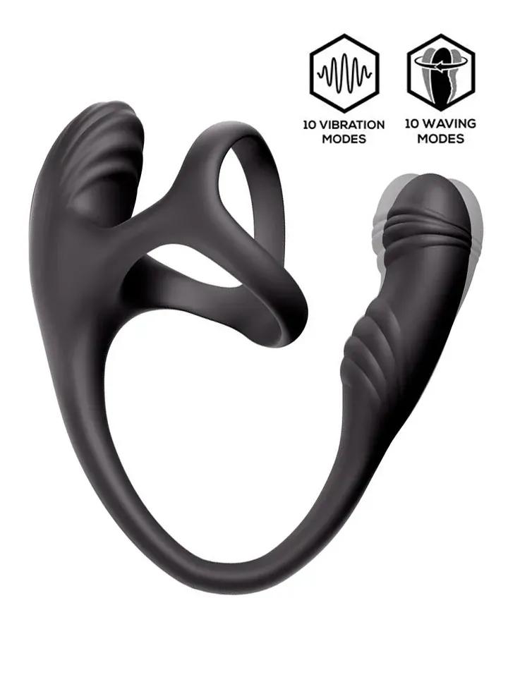 Kamber Waving Vibrating Anal Plug & Cockring Analplugg med penisring