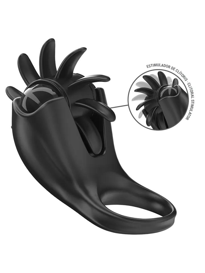 Vibrating Ring 10 Vibrations With Clitoris Stimulator Penisring med vibrator
