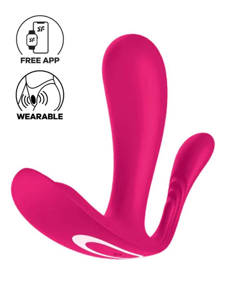 Satisfyer Top Secret+ Connect App Pink G-punktsvibrator