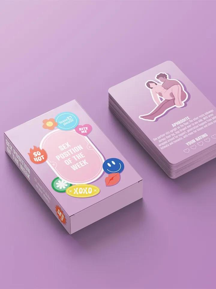 Sex Position Of The Week Card Game Kortspel för sex
