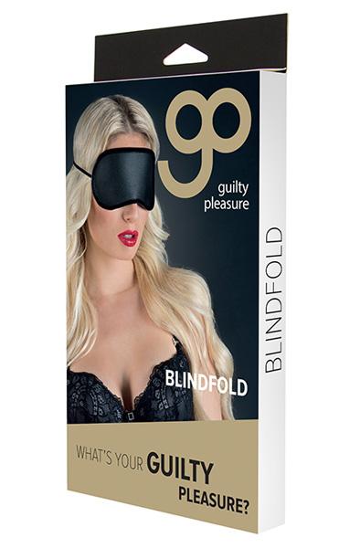 Guilty Pleasure Blindfold Black Ögonbindel