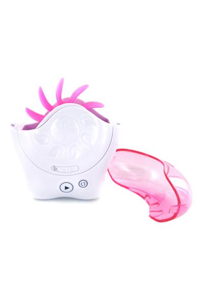 Sqweel 2 Oral Sex Toy White Vibrator slickhjulet