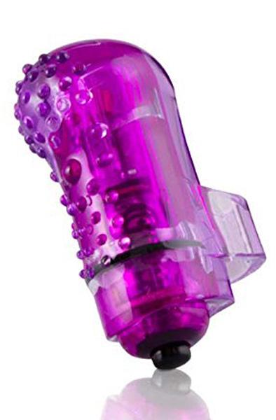 Screaming O The FingO Nubby Purple Fingervibrator
