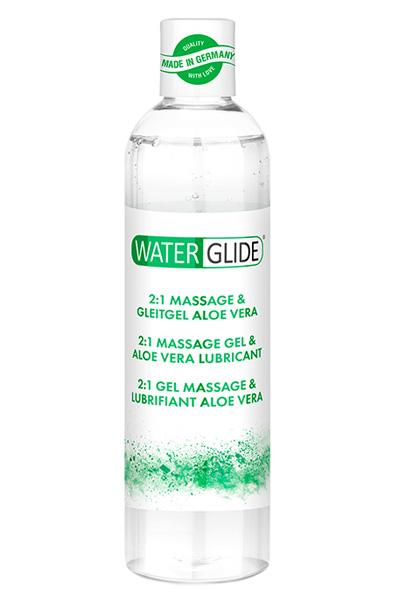 Waterglide 2:1 Massage Gel & Aloe Vera Lubricant 300ml Glidmedel & Massagelotion