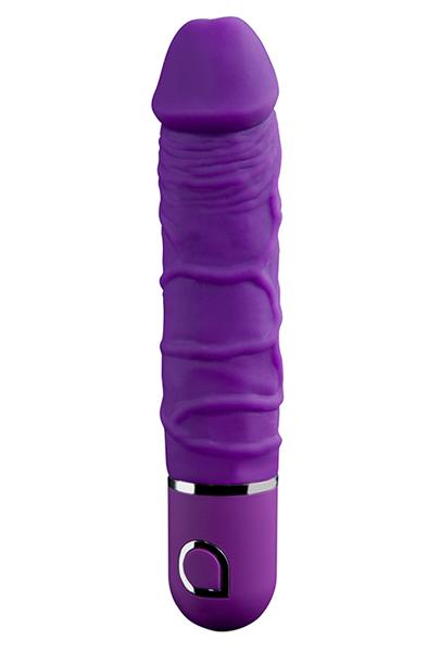 Abia Kratos Purple 18cm Dildo med vibrator
