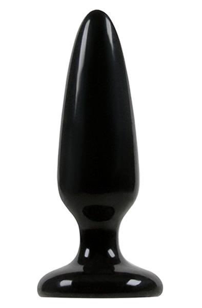 NS Novelties Jelly Rancher Pleasure Plug Small Black Analplugg