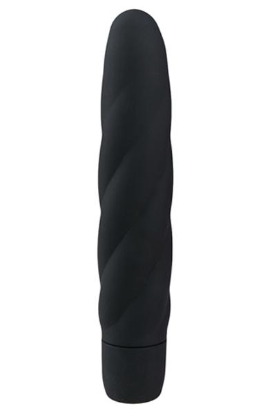 Easytoys Power Vibe Silicone Vibrator Black Vibrator