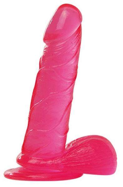 TOYZ4LOVERS Jelly Dildo Real Rapture Pink 19cm Dildo