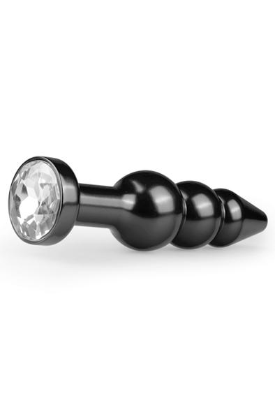 Easytoys Metal Butt Plug No.5 Black Analplugg metall