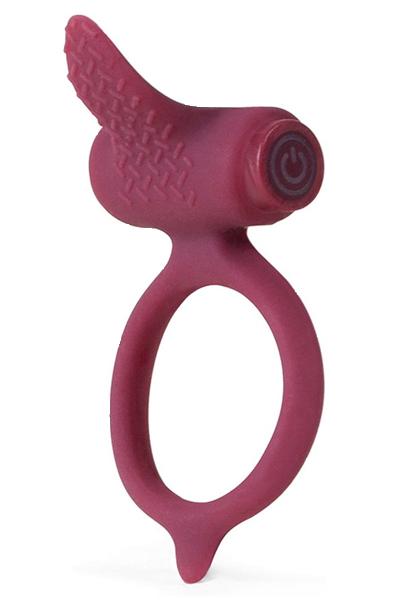B Swish Bcharmed Classic Cock Ring Red Penisring med vibrator