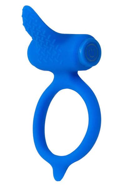 B Swish Bcharmed Classic Cock Ring Blue Penisring med vibrator