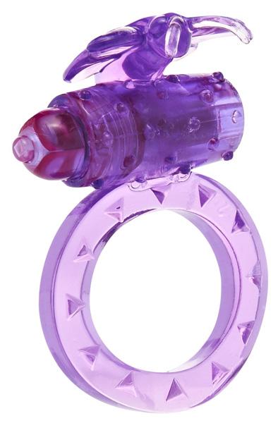 ToyJoy Flutter Ring Vibrating Ring Purple Penisring med vibrator
