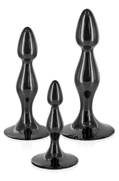 Seven Creations Frizz Butt Plug Set Analpluggar paket