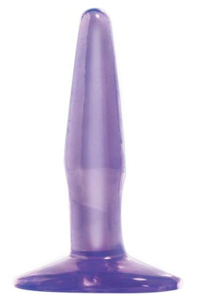 Basix Rubber Works Mini Butt Plug Purple 9cm Analplugg