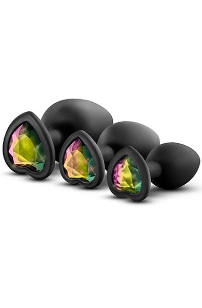 Luxe Bling Plugs Training Kit Black Analpluggar paket