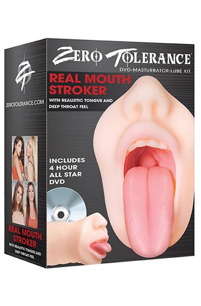 Zero Tolerance Real Mouth Stroker Masturbator oral