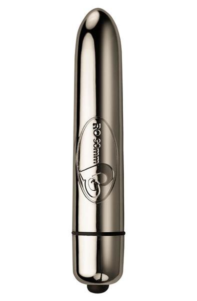 Rocks Off RO-90mm Shoot To Thrill Chrome Bulletvibrator