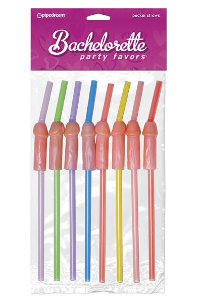 Pipedream Bachelorette Party Favors Pecker Straws Snopp Sugrör