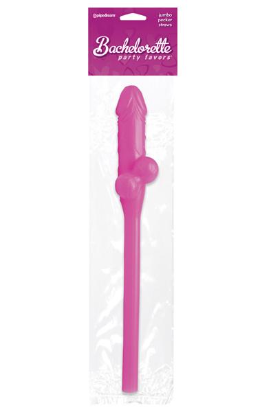 Pipedream Bachelorette Party Favors Jumbo Pecker Straw Snopp Sugrör