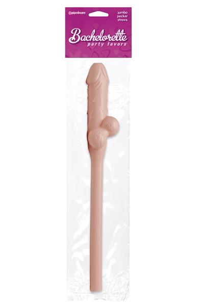 Pipedream Bachelorette Party Jumbo Pecker Straw Snopp Sugrör