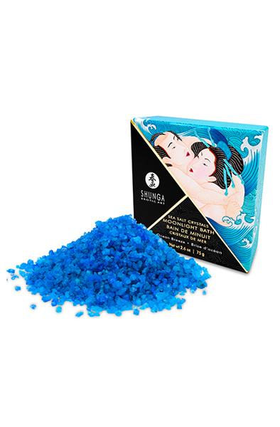 Shunga Erotic Art Moonlight Bath Sea Salt Ocean Breeze 75g Badsalt