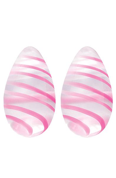 NS Novelties Crystal Glass Eggs Clear Kegel Eggs