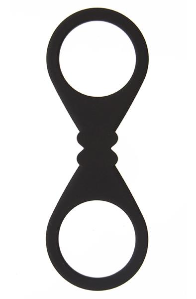 Guilty Pleasure Silicone Wrist Cuffs Black Silikon handbojor