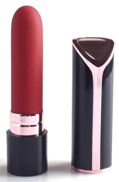 Sexy Lips Kisser Lipstick Vibrator USB Läppstiftsvibrator