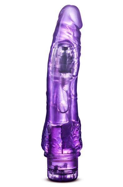 B Yours Vibe 7 Purple 21,5cm Dildo med vibrator