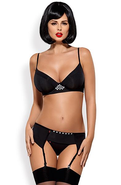 Obsessive Gretia 3 pcs Set L/XL Sexiga underkläder