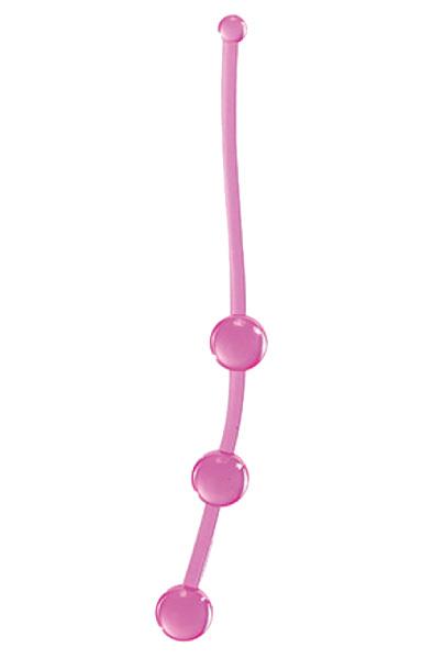 TOYZ4LOVERS Jelly Anal Beads Pink Analkulor