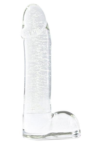 NS Novelties Firefly Glass Smooth Ballsey Dildo 11,5 cm Glasdildo