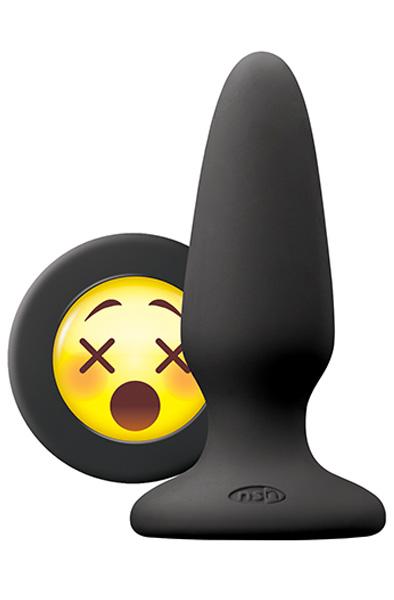 NS Novelties Mojis WTF Medium Black Analplugg