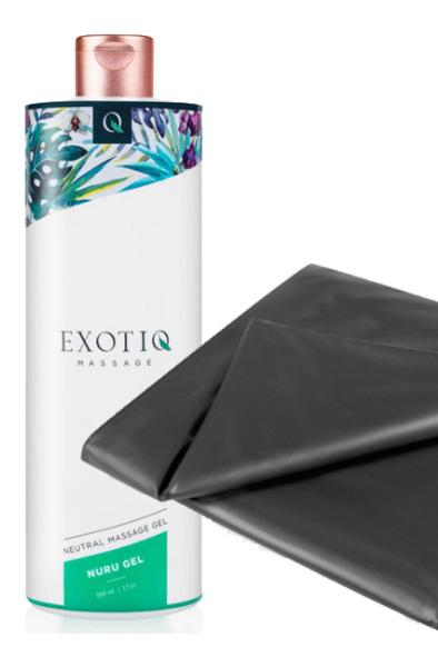 Vinyl Lakan 180x260cm + Nuru Gel 500ml Paketerbjudande
