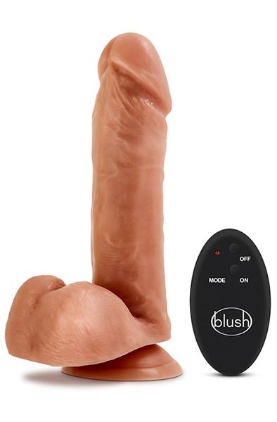 Dr. Skin Wireless Remote Dildo 20 cm Dildo med vibrator
